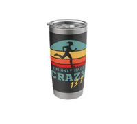 Marathoner and First Marathon for 13.1 I'm only Half Crazy Stainless Steel Insulated Tumbler