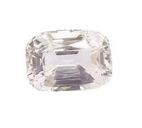 Maratna 3.25 Genuine Certified Real White Topaz Stone Original White Sapphire Pukhraj White Color Gemstone for Men Women Gemstone Topaz, Gemstone, Topaz