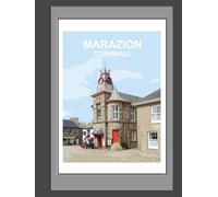 Marazion Cornwall Notebook: Blank lined Notepad, Journal, Cornish Gift Book, Planner. Kernow. St Michaels Mount