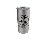 Marbella Espana Spain Catalonia Spanish Espanol Retro EU Stainless Steel Insulated Tumbler