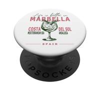 Marbella Life Is Better In Costa del Sol Andalusia Souvenir PopSockets Adhesive PopGrip