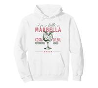 Marbella Life Is Better In Costa del Sol Andalusia Souvenir Pullover Hoodie