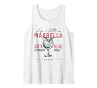 Marbella Life Is Better In Costa del Sol Andalusia Souvenir Tank Top