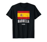 Marbella Spain | ES Flag City - Bandera Española Ropa - T-Shirt