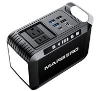 MARBERO Portable Power Bank with AC Outlet, 120W/110V Portable Battery Bank, 24000mAh Charger, AC Outlet Power Supply, Outdoor Camping Power Station