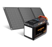 MARBERO Portable Power Station 88 Wh/24000 mAh Solar Generator Battery with AC/Car Cigarette Lighter/USB Output, Mobile Power Generator for Travel/Camping/Outdoors/Emergency