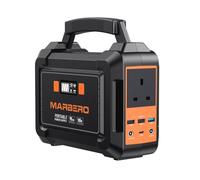 MARBERO Portable Power Station 98Wh Large Battery Pack 100W(150W Peak) Solar Generator Camping Backup with AC Plug Socket with LED Light for Outdoor Adventure RV Trip Home Blackout Emergency