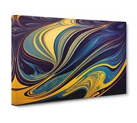 Marble Abstract Art Vol.3 Canvas Print | Gallery Wrapped 30mm Frame Wall Art | 30x20 inches | Ready to Hang | Abstract Picture | Living Room Bedroom Lounge Office