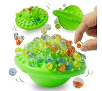 Marble Balancing Game: 60 Colorful Marbles, Family Game Night-1-4 Players, Challenges Accuracy & Technique, Fun Toys for kids Ages8+, Single Player and Team Mode