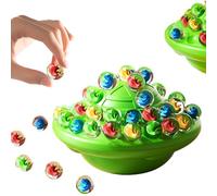 Marble Balancing Game for Kids and Families, Wobble Marble Balance Stacking Game with 60 Marbles, Fun Birthday Party Game for Kids Ages 6+ and Family Game Night