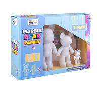 Marble Bear Family DIY Pouring Kit Paint Your Own Craft Set