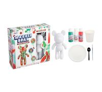 Marble Bear Paint Pouring kit, with Festive Colours, Create a Vibrant Bear for Christmas