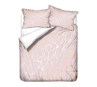 Marble Bedding set Art Elegant Noble Pink Blue White Duvet Cover and Pillowcase Microfiber Girl Woman (Style 3,Double 200x200 cm)