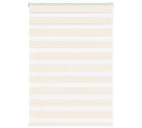 vidaXL Zebra Blind Marble Beige 115x100 cm Fabric Width 110.9 cm Polyester
