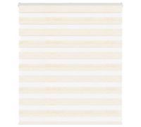 vidaXL Zebra Blind Marble Beige 125x100 cm Fabric Width 120.9 cm Polyester