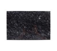 Argon Tableware Marble Chopping Board - 30 x 20cm - Black - Rectangle Cutting Board Solid Worktop Protector Mat Serving Platter for Slicing Vegetables, Cutting Meat, Meal Preparation