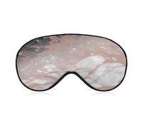 Marble Color Rose Eye Mask, Side Sleeping Mask Light Blindfold Sleeping Mask Nose Pad and Elastic Band for Children Women and Men