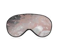 Marble Color Rose Gold Sleeping Mask, Light Blocking Eye Mask, Comfortable and Soft, Eye Cover with Elastic Band, Suitable for Men and Women, Suitable for Travel/Sleeping