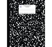 Marble Composition Notebook College Ruled: Black Marble Notebooks, School Supplies, Notebooks for School: 1 (Notebooks College Ruled)