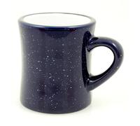 Marble Creek Ceramic Diner Campfire Mug, 10oz (Single) (Cobalt Blue)