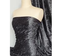 Marble Crushed Spandex Velvet Fabric | 4 Way Stretch Dance Wear & Dressmaking Fabric | Sold by The Metre | Same Day Dispatch | by Tia Knight (Q172) (African Grey Parrot)