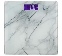 Marble Digital Scale | Glass Digital Weight Scale | Realistic Marble Finish | Marble Bathroom Scale | 395 Pound Capacity | Bathroom Scales for Weight | Digital Scales for Body Weight | Scale Weight