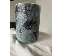 Marble Effect Edible Cake Wrap around/cake topper A4 Premium Icing Sheet, Black and Grey Design