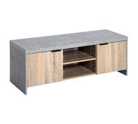 Marble-Effect Frame TV Unit