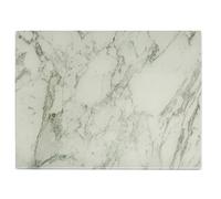 Marble Effect Glass Worktop Saver 40cm x 30cm