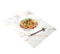 Marble Effect Pattern Table Mat | Heat Resistant Cork Marble Placemats And Coaster | Marble Effect Coaster Placemat | Anti-Scratch Table Placemats | Wipeable Waterproof Protection | Easy Clean