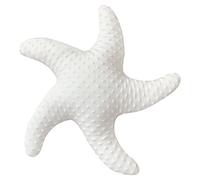 Marble Empire White Starfish Pillow Beach Themed Decorative Throw Pillows Soft Ocean Bedding Coastal Decor for Home Cute Star Shaped Stuffed Animal Plush for Small Couch Bed Bedroom Living Room