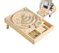 Marble Game Board Set | Parent-child Interactive Toy,Pinball Board Game | for Adults Kids Birthday Christmas New Year Preschool Kindergarten Camping Hiking Traveling Picnic