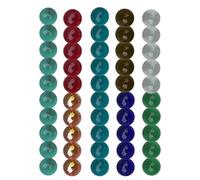 Marble Games for - Round Marble Beads, Hand Mixed Color Marble Decoration | Nostalgic Toys Handmade Round Glass Marble Small Planet Decoration
