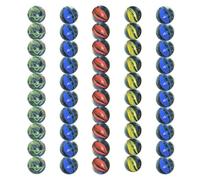 Marble Games for - Round Marble Beads, Hand Mixed Color Marble Decoration | Nostalgic Toys Handmade Round Glass Marble Small Planet Decoration