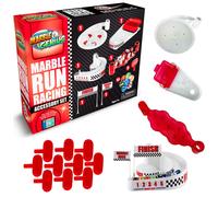Marble Genius Marble Racing Booster Set - 10 Pieces Total (Marbles Not Included) Construction Building Blocks Toys for Ages 3 and above wi