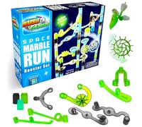 Marble Genius Space Booster Set (Add-On Set - 30 Marbulous Marble Run Toy Pieces)