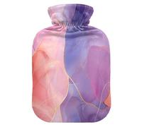 Marble Grain hot Waterbottle with Soft Cover, 2L hot compresses for The Body for Sore Muscle, Sore Muscle