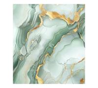 Marble Green Grey Magnetic Dishwasher Cover
