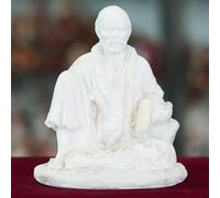Marble Handmade Sai Baba Idol For Home Dcor Handcrafted Showpiece For Table Dcor(8 INCHES HEIGHT)