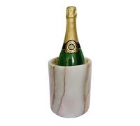 Marble Hives Elegant Marble Wine Chiller - Perfect Wine Bottle Chiller & Stylish Champagne Chiller | Versatile Wine Chillers for Bottles That Also Serve as Marble Utensil Holder (Onyx Green)
