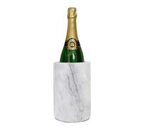 Marble Hives Marble Wine Chiller- Premium Wine Chiller Bucket- Perfect Wine Bottle Chiller- Keep Your Champagne Chiller and Safe- Easily Holds 750ml Bottle - Wine Cooler (White)