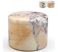 Marble Lamp Night Light Touch Bedside Table Lamp, Dimmable LED Nightstand Lamp, Type-C Rechargeable, Ambient Light for Bedroom, Office (Creamy)