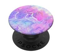 Marble-Like Purple Blue Beautiful Abstract Pattern PopSockets Adhesive PopGrip