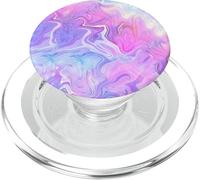 Marble-Like Purple Blue Beautiful Abstract Pattern PopSockets PopGrip for MagSafe