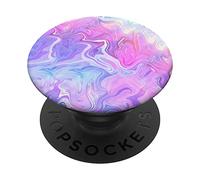 Marble-Like Purple Blue Beautiful Abstract Pattern PopSockets Swappable PopGrip