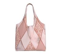 Marble Luxury Geometric,Reusable Tote Bags Grocery Bags Large Capacity Canvas Shopping Shoulder bag