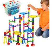 Marble Mania Marble Run - Marble Runs For Kids - 162 Pieces Plus Storage Tub - Construction Toys For 4,5,6,7 Year Old Boys or Girls - Educational STEM Toys For 4+ Year Olds