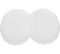 Marble Massage Stone Set 2pcs for Hot & Cold Spa Therapy, White Polished Rocks for Face and Body with Essential Oils