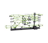 Marble Maze Game Building, Battery-Powered Roller Coaster, Educational Race, STEM Learning Toy for Ages 14 and Up, Interactive Construction Set, Creative Play, Green