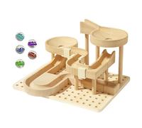 Marble Maze - Wooden STEM Learning Game |Funny Marble Race Track Toy for Logic & Coordination | Educational STEM Puzzle for Boys & Girls | Classroom, Home School, Kindergarten, Birthday & Christmas Gi